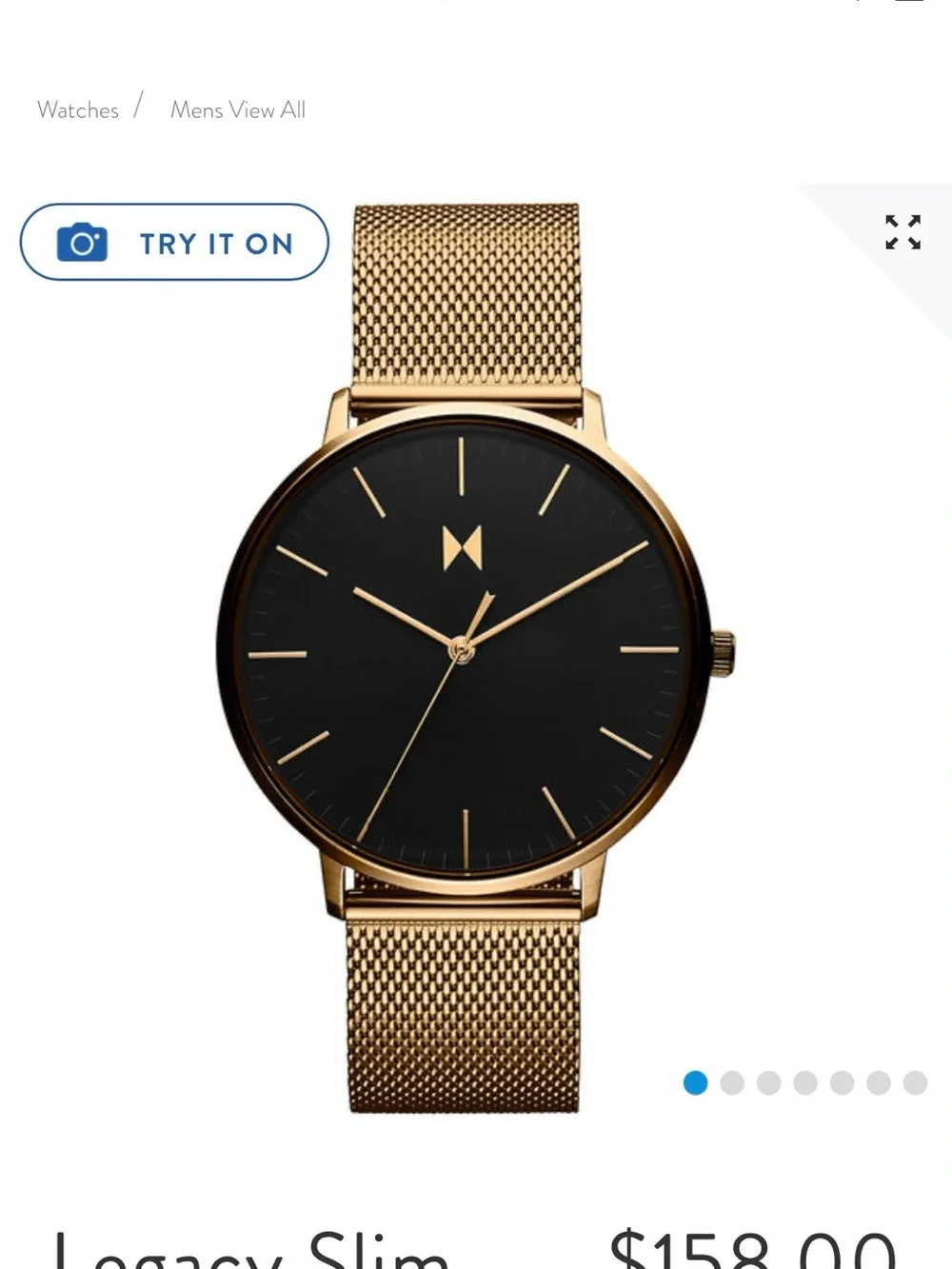 MVMT Rose Gold Watch with Black Dial and Extra Black Leather Band